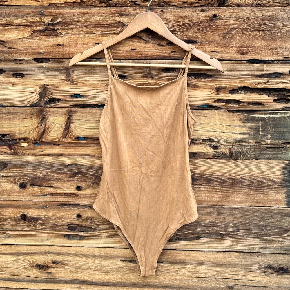WILD FABLE | Brown Rust Bodysuit L